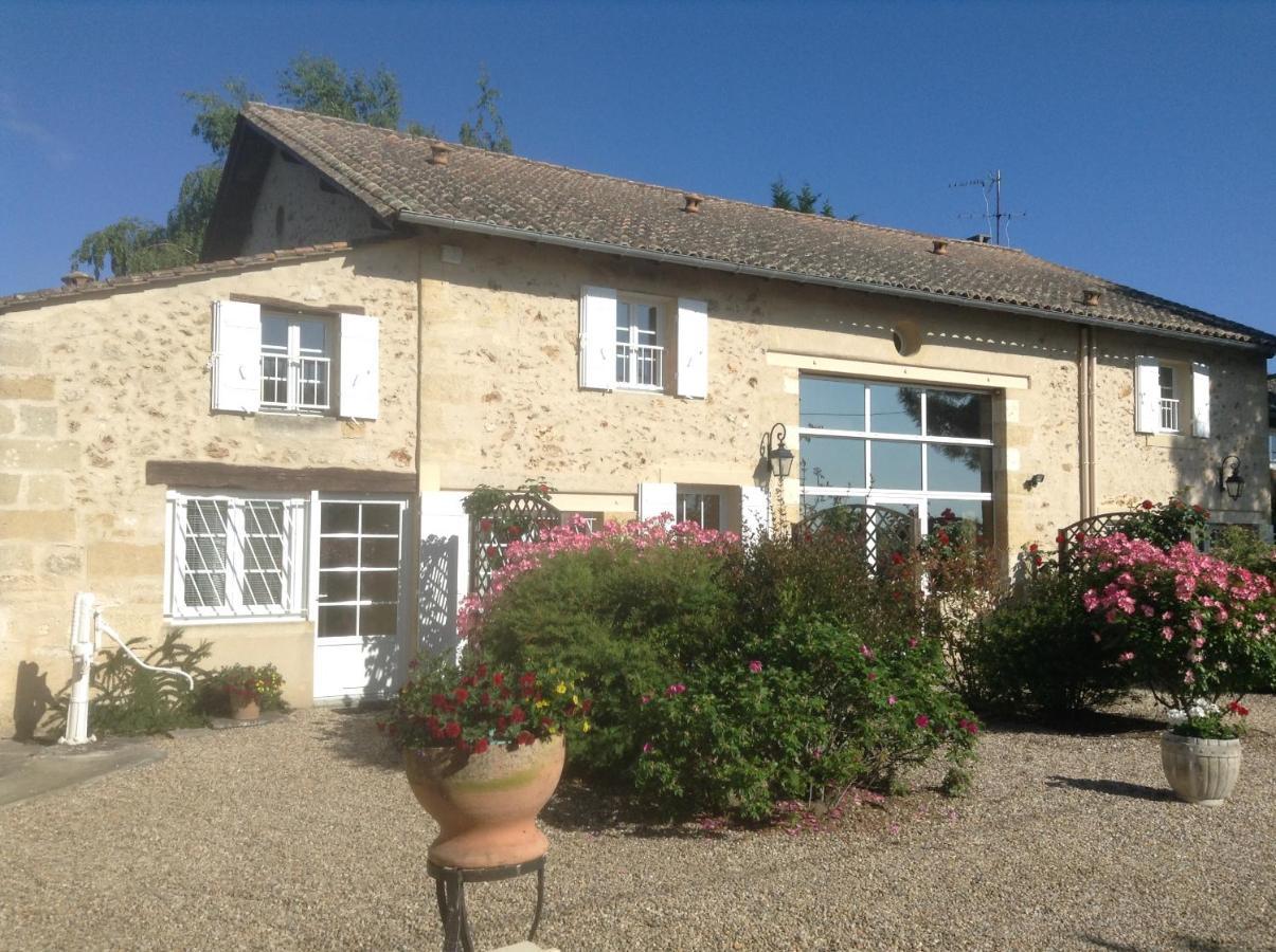 Gites Le Mathelin Lamothe-Montravel Buitenkant foto